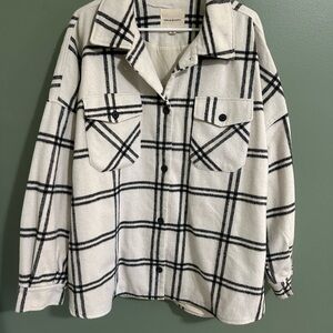 Plaid Button-Up Shirt